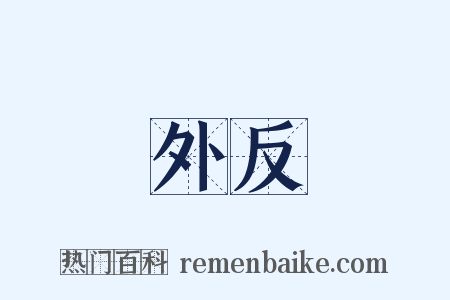 外反是什么意思的图片